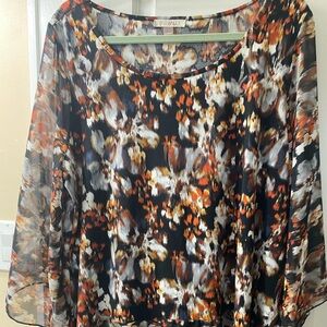 Dressy fall long sleeve blouse